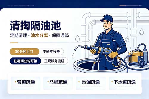 漳平清掏隔油池